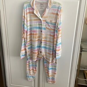 Joss+ J super soft rainbow color pajama set